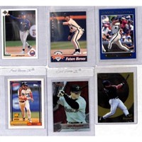 (6) Jeff Bagwell Cards With Rookies