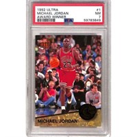 1992 Ultra Gold Michael Jordan Psa 7