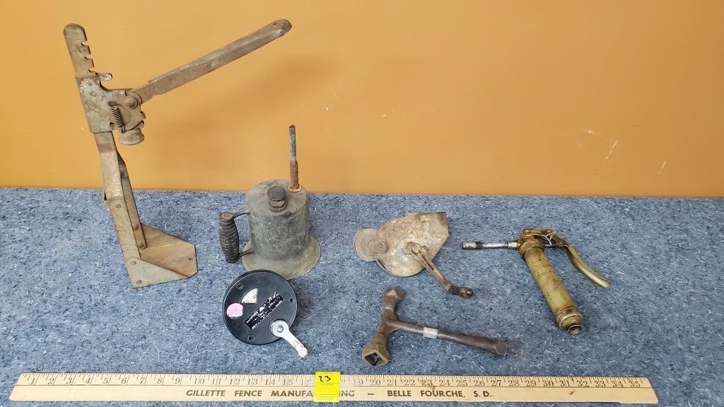 Asstd. Vintage Tools, Bottle Capper, Etc.