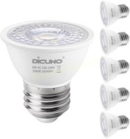 DiCUNO PAR16 LED Bulbs  60W Eq  Pack of 6