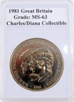 1981 Great Britain Charles/Diana Coin