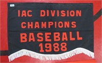 IAC Division Champions Baseball 1988