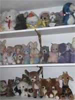 LARGE VTG LOT OF WIND-UP PLUSH TOYS & MORE