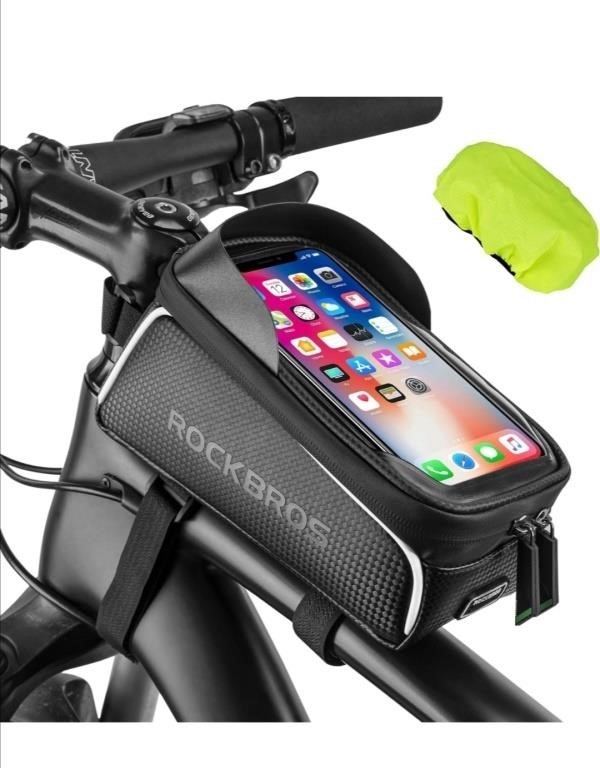 New Bike Phone Front Frame Bag Waterproof Top