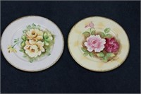A Lot Of Two Hand Painted Japanese Plates