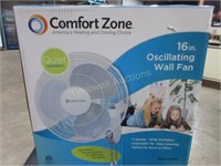 Comfort Zone Oscillating wall fan