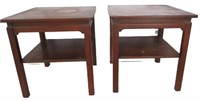 Matching Set of Mid-Cent End Tables 25"T x 24"W x