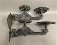 Very Early Lamp Brackets as Found