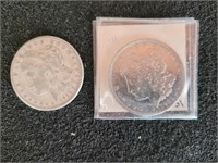 Pair of 1921 Morgan Dollars