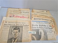 HISTORICAL NEWSPAPER COLLECTION (1940'S - 80'S)