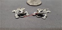 Bearded Dragons  charms sterling silver