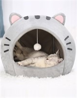New Medium grey 1pc Cute Cat Bed Warm Pet Mat