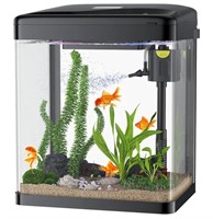 PONDON Betta Fish Tank, 2 Gallon Glass Aquarium,