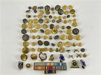 Military Pins, Buttons & More