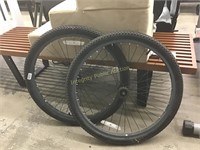 Set of Two Bicycle Wheels 24”