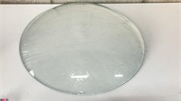 Large Clear Glass Decorative Bowl