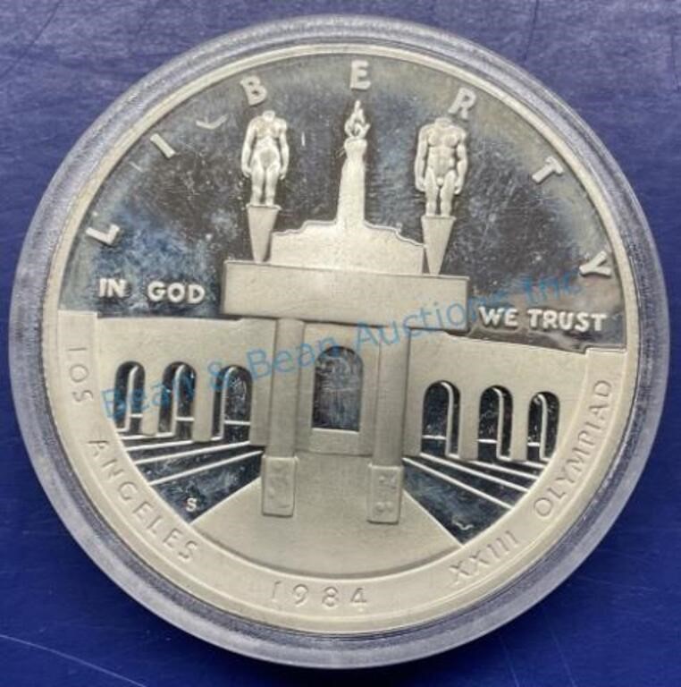 1984 Olympic silver round