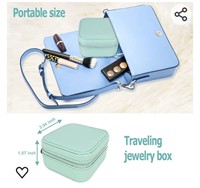 Travel Jewelry Case Organizer - Mint Green 1 Pk