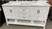 Vanity Cabinet With Double Sink 60” x 22” x 36”
