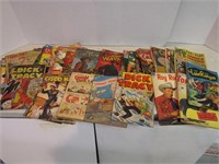 Vintage Comic Books-Dick Tracy, John Wayne, Lone