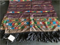 Vtg Handmade Guatemalan 72" Table Runner