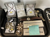 Sterling Silver Jewelry with Hamilton Wristwatch