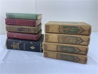Assorted vintage/antique books (9)