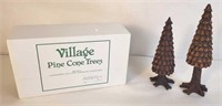 Department 56 - Village Pine Cone Trees #5221-3