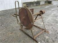 Antique Buzz Saw with Belt Pulley