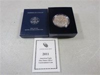 2011 American Eagle One Ounce Silver UNC Coin