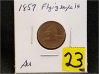 1857 Flying Eagle Penny