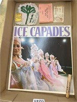Flat with ice capades pamphlet and more