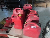 7 x Fuel jerry cans