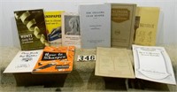 Box lot assorted tool related literature,