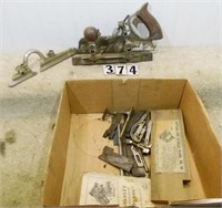 Stanley #45 combination plane parts, F-G