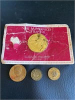 4 Collectible coin tokens