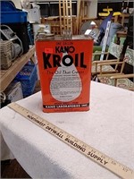 Partial gallon KANO KROIL oil