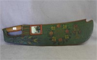 Norwegian/Swedish Flax knife, carved & dated 1851