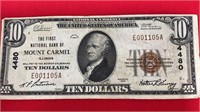 1929 Ten Dollar Red Seal Note