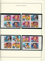 Music Legends Collectors Stamp Sheet 16 x 29 cent