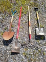 Hand tools HDX transfer shovel spade rake&