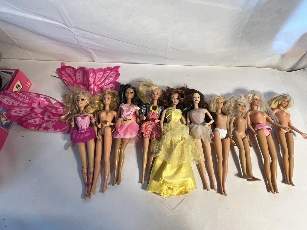 10 BARBIE & FRIENDS DOLLS