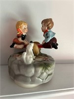 Girl & Boy on Seesaw Collectible