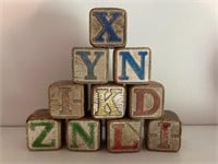 Vintage Wooden Blocks Collectibles / Toys
