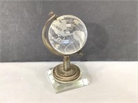 Tiny World Glass Globe Paperweight