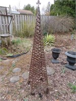 A Metal Topiary Stand