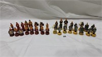 Very nice Camelot 32 pcs chess set