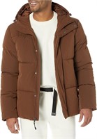 Amazon Men's Recycled Puffer Medium Brown