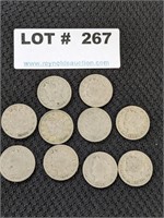 10 1899-1911 Liberty Head Nickels