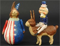 CONTEMPORARY EASTER AND FOURTH OF JULY FIGURES